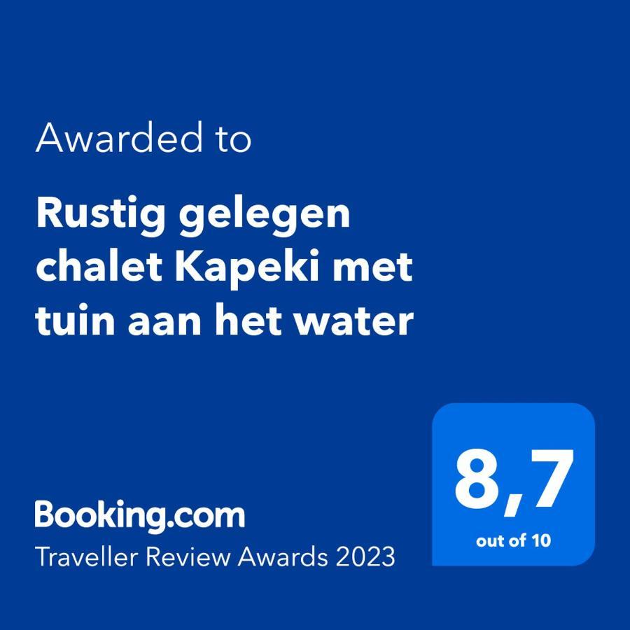 Rustig Gelegen Chalet Kapeki Met Tuin Aan Het Water Geel Dış mekan fotoğraf
